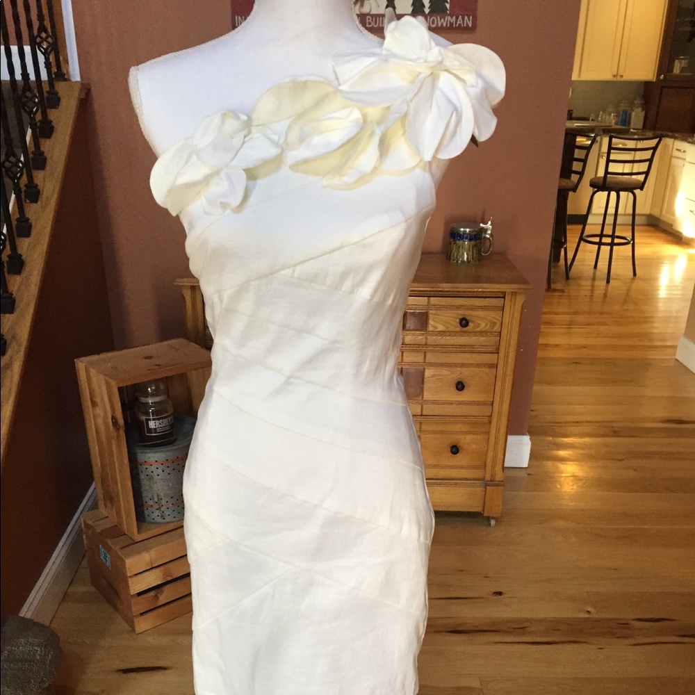White formal dress